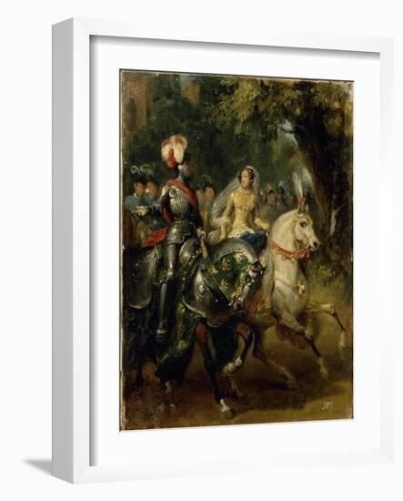 Cavalcade, Ca 1842-Horace Vernet-Framed Giclee Print