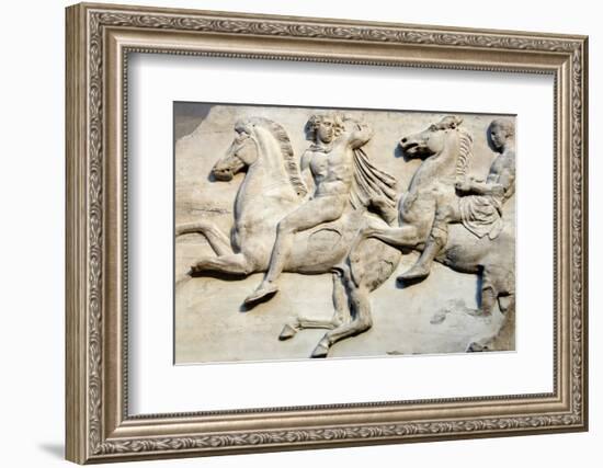 Cavalcade from the West Frieze of the Parthenon-null-Framed Photographic Print