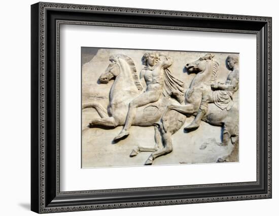 Cavalcade from the West Frieze of the Parthenon-null-Framed Photographic Print