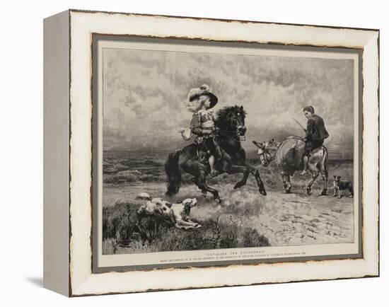 Cavalier and Roundhead-William Strutt-Framed Premier Image Canvas