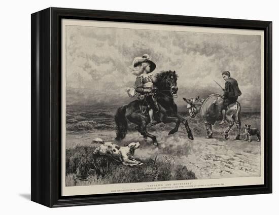 Cavalier and Roundhead-William Strutt-Framed Premier Image Canvas