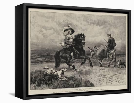 Cavalier and Roundhead-William Strutt-Framed Premier Image Canvas