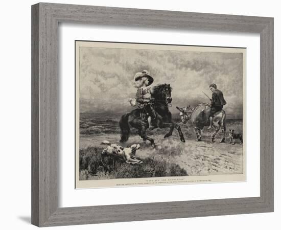 Cavalier and Roundhead-William Strutt-Framed Giclee Print