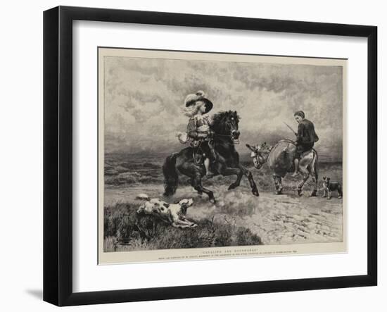 Cavalier and Roundhead-William Strutt-Framed Giclee Print