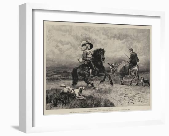 Cavalier and Roundhead-William Strutt-Framed Giclee Print