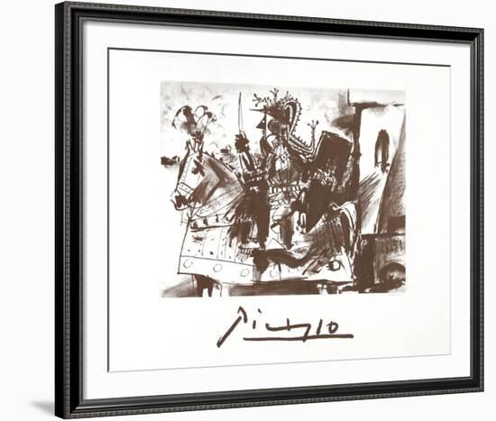 Cavalier en Armure-Pablo Picasso-Framed Collectable Print