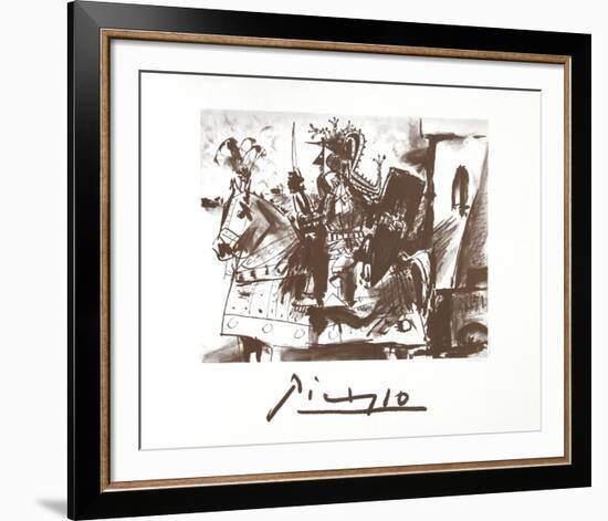 Cavalier en Armure-Pablo Picasso-Framed Collectable Print