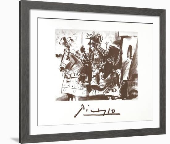 Cavalier en Armure-Pablo Picasso-Framed Collectable Print