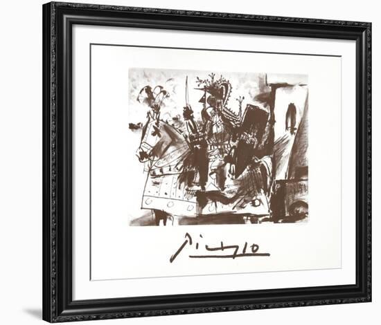 Cavalier en Armure-Pablo Picasso-Framed Collectable Print