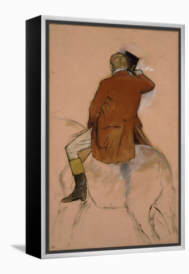 Cavalier en habit rouge-Edgar Degas-Framed Premier Image Canvas