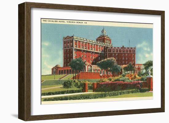 Cavalier Hotel, Virginia Beach-null-Framed Art Print