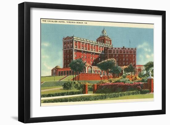 Cavalier Hotel, Virginia Beach-null-Framed Art Print