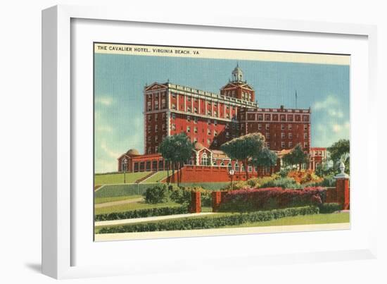 Cavalier Hotel, Virginia Beach-null-Framed Art Print