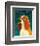 Cavalier King Charles (blenheim)-John Golden-Framed Art Print