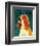 Cavalier King Charles (blenheim)-John Golden-Framed Art Print