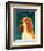 Cavalier King Charles (blenheim)-John Golden-Framed Art Print