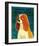 Cavalier King Charles (blenheim)-John Golden-Framed Art Print