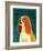 Cavalier King Charles (blenheim)-John Golden-Framed Art Print