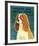 Cavalier King Charles (Blenheim)-John W^ Golden-Framed Art Print