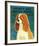 Cavalier King Charles (Blenheim)-John W^ Golden-Framed Art Print