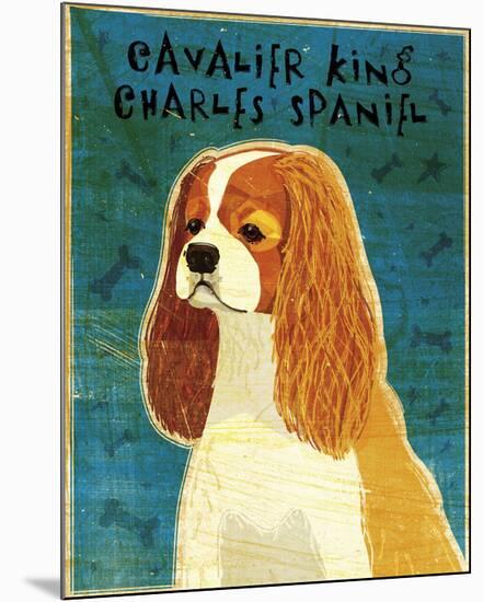 Cavalier King Charles (Blenheim)-John W^ Golden-Mounted Art Print