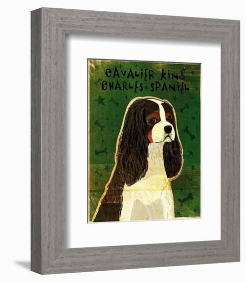 Cavalier King Charles (tri-color)-John Golden-Framed Art Print