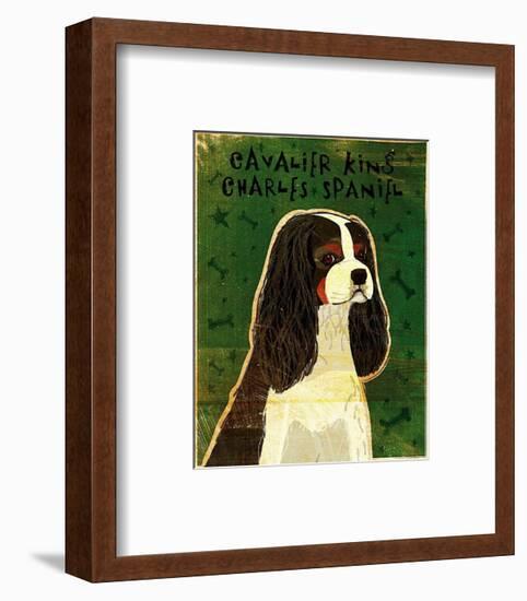 Cavalier King Charles (tri-color)-John Golden-Framed Art Print