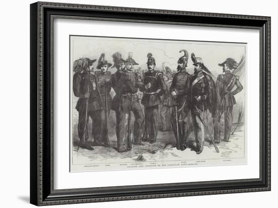 Cavalry and Infantry of the Sardinian Army-null-Framed Giclee Print