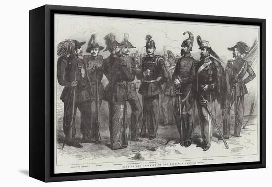 Cavalry and Infantry of the Sardinian Army-null-Framed Premier Image Canvas