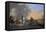 Cavalry Attack at Sunset-Jan Asselijn-Framed Stretched Canvas