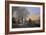 Cavalry Attack at Sunset-Jan Asselijn-Framed Art Print