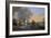 Cavalry Attack at Sunset-Jan Asselijn-Framed Art Print