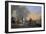 Cavalry Attack at Sunset-Jan Asselijn-Framed Art Print