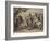 Cavalry Engagement, Engraved by Jan Van Huchtenburg (1647-1733), 1667-90-Adam Frans van der Meulen-Framed Giclee Print