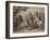 Cavalry Engagement, Engraved by Jan Van Huchtenburg (1647-1733), 1667-90-Adam Frans van der Meulen-Framed Giclee Print