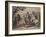 Cavalry Engagement, Engraved by Jan Van Huchtenburg (1647-1733), 1667-90-Adam Frans van der Meulen-Framed Giclee Print