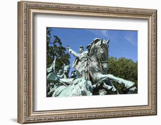 Cavalry Group on the Ulysses S. Grant Memorial in Washington, DC-Paul Souders-Framed Photographic Print