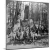 Cavalry Passing Through the Great Tree 'California, California, Usa-Underwood & Underwood-Mounted Photographic Print