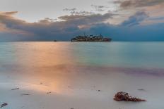 Al Fahad Shipwreck at Red Sea Shore of Jeddah, Saudi Arabia-Cavan Images-Framed Photographic Print