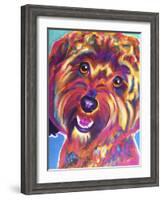 Cavapoo - Daisy-Dawgart-Framed Giclee Print