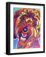Cavapoo - Daisy-Dawgart-Framed Giclee Print