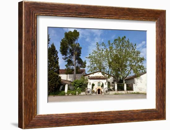 Cavas Bohigas Winery, Odena, Province of Barcelona, Catalonia, Spain-null-Framed Art Print