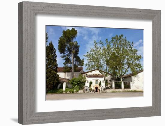 Cavas Bohigas Winery, Odena, Province of Barcelona, Catalonia, Spain-null-Framed Art Print