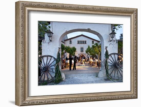 Cavas Bohigas Winery, Odena, Province of Barcelona, Catalonia, Spain-null-Framed Art Print