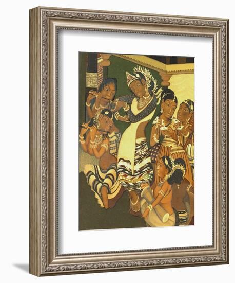 Cave 1 at Ajanta, India-null-Framed Giclee Print