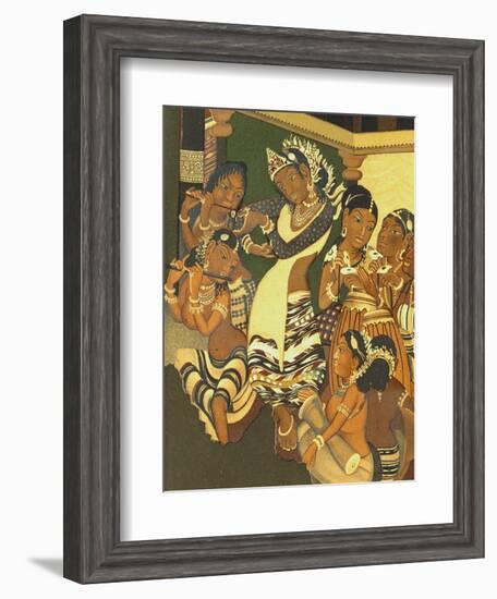 Cave 1 at Ajanta, India-null-Framed Giclee Print