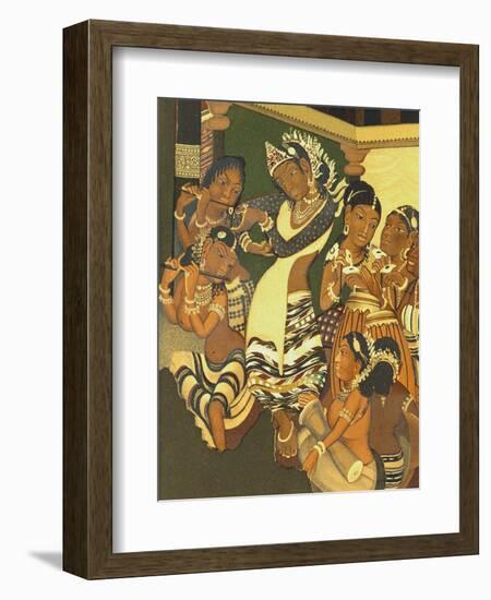 Cave 1 at Ajanta, India-null-Framed Giclee Print