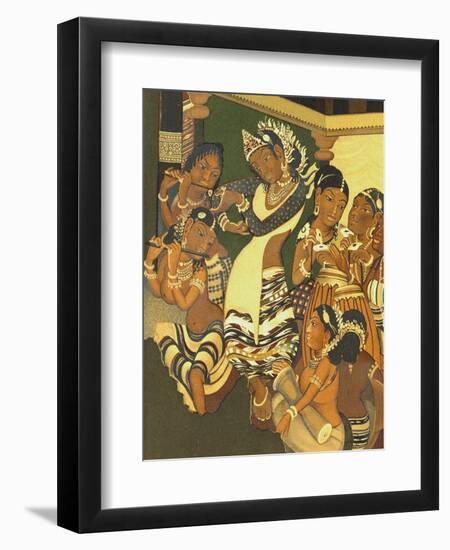 Cave 1 at Ajanta, India-null-Framed Giclee Print