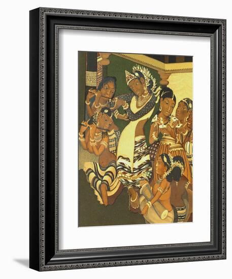 Cave 1 at Ajanta, India-null-Framed Giclee Print