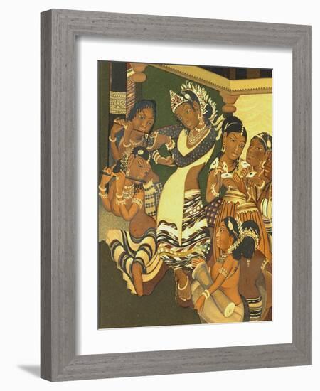 Cave 1 at Ajanta, India-null-Framed Giclee Print